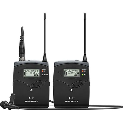 Sennheiser G4 Wireless Lavalier Pack Transmitter and Reciever