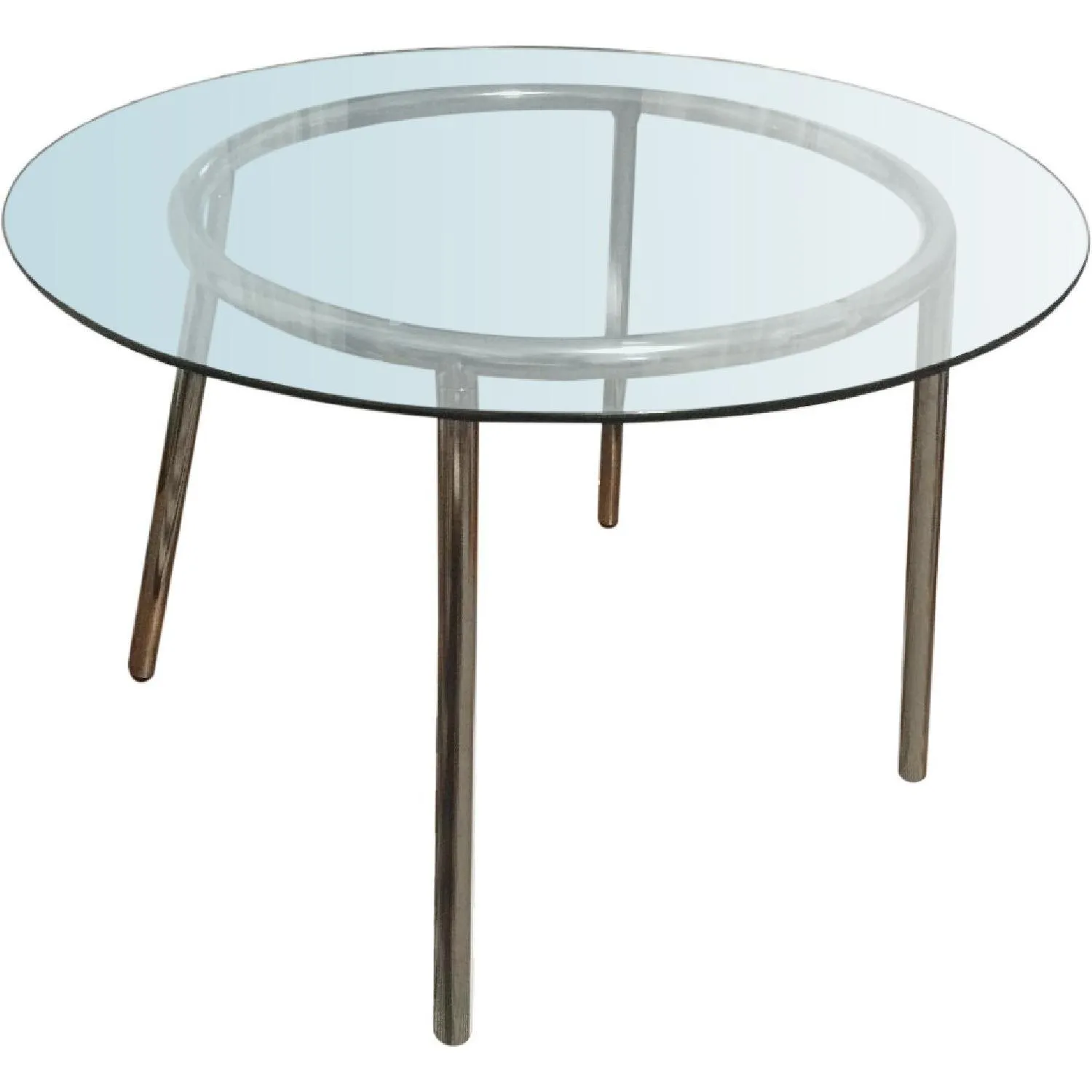 Glass Top 3' Round Table
