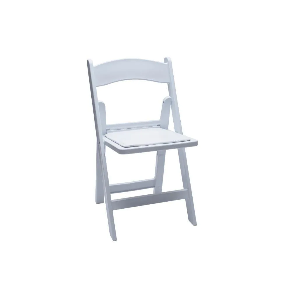 White Resin Chair 