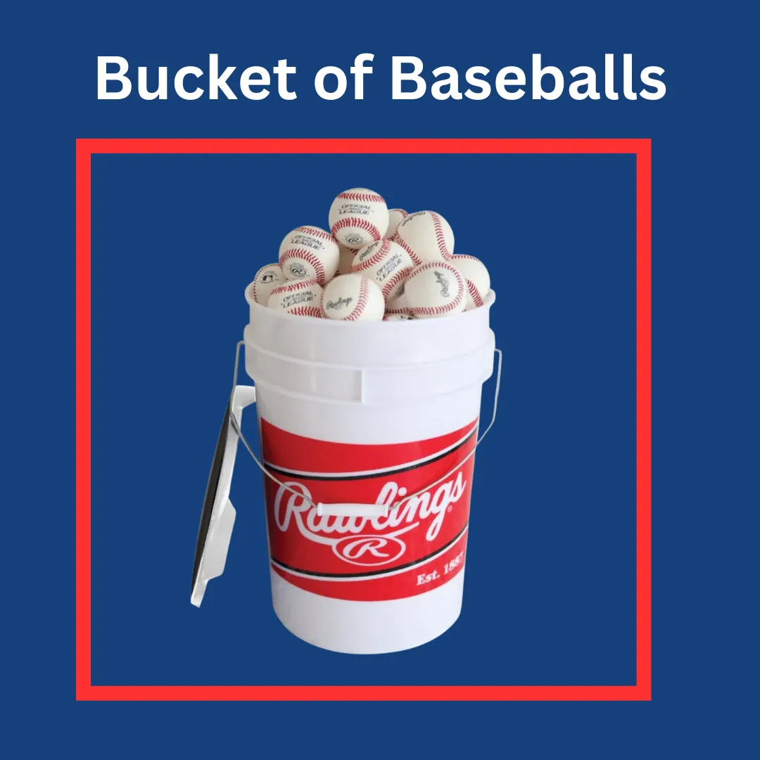 Bucket of Baseballs