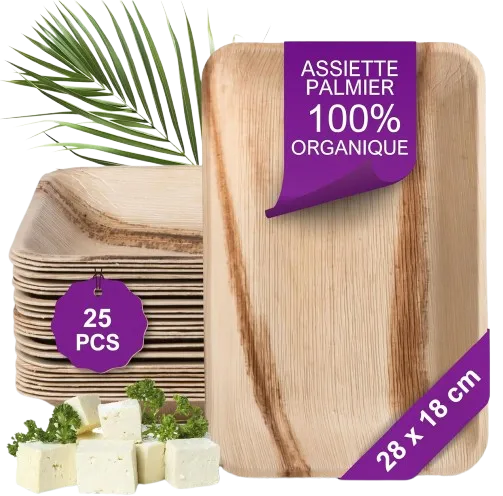 Vaiselle Ecologique - Rectangle