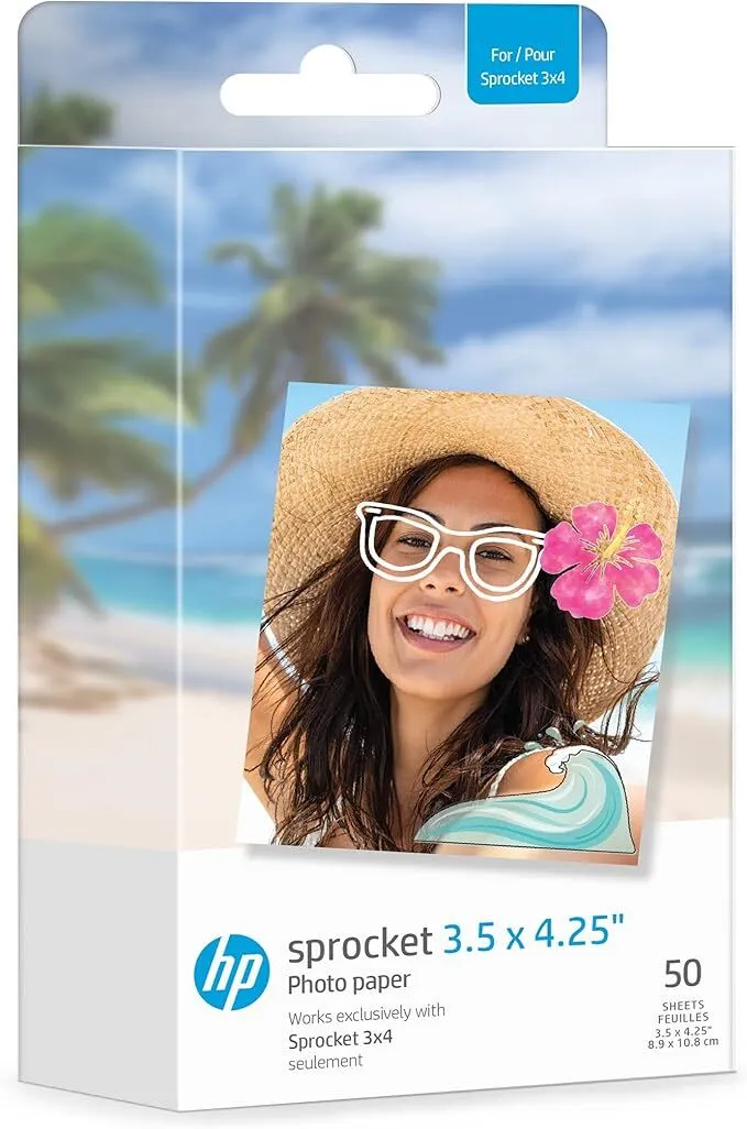HP Sprocket Photo Paper (50 Pack)