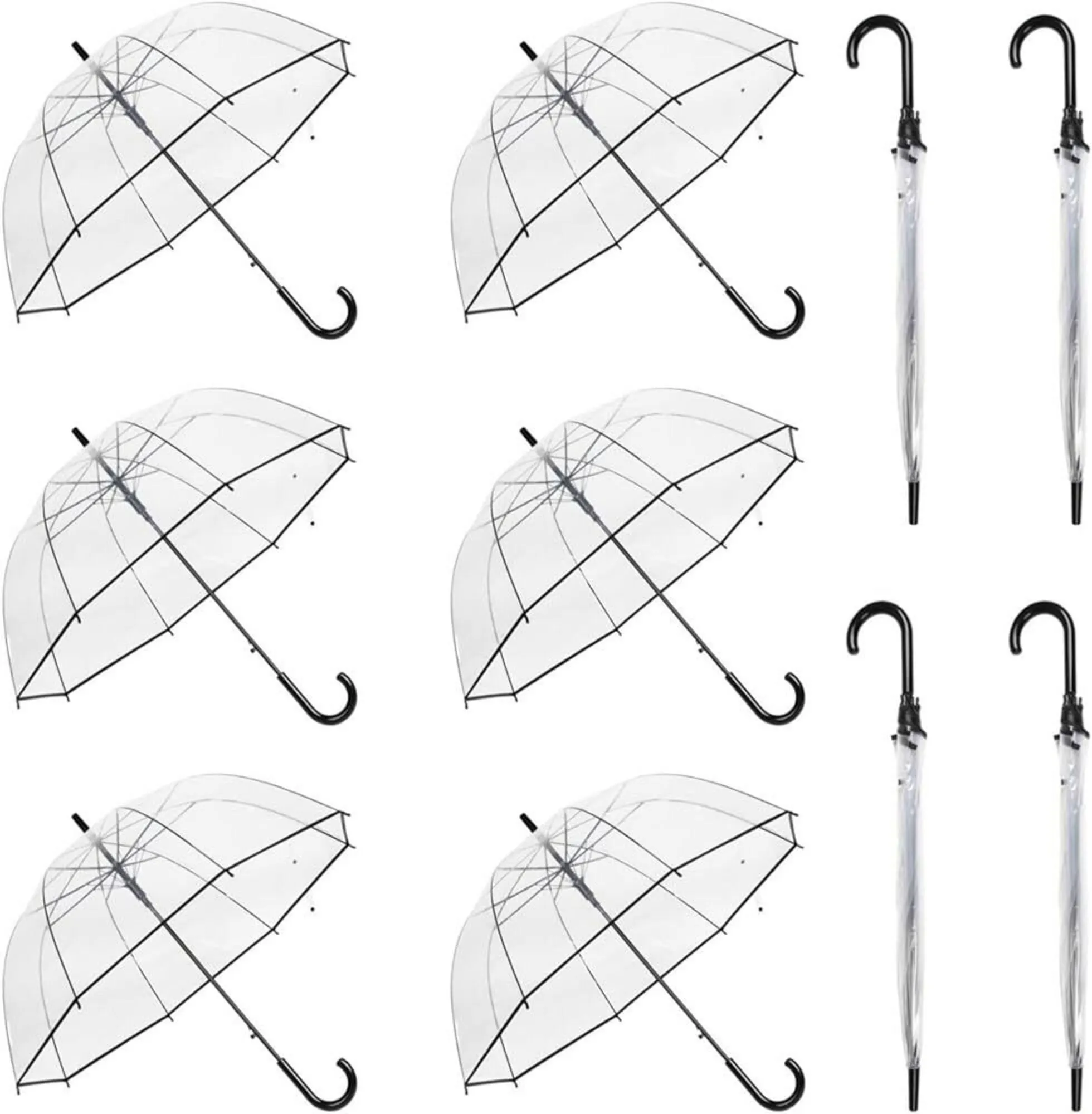 Clear Umbrellas JDL Event Rentals, Edmonton, Alberta