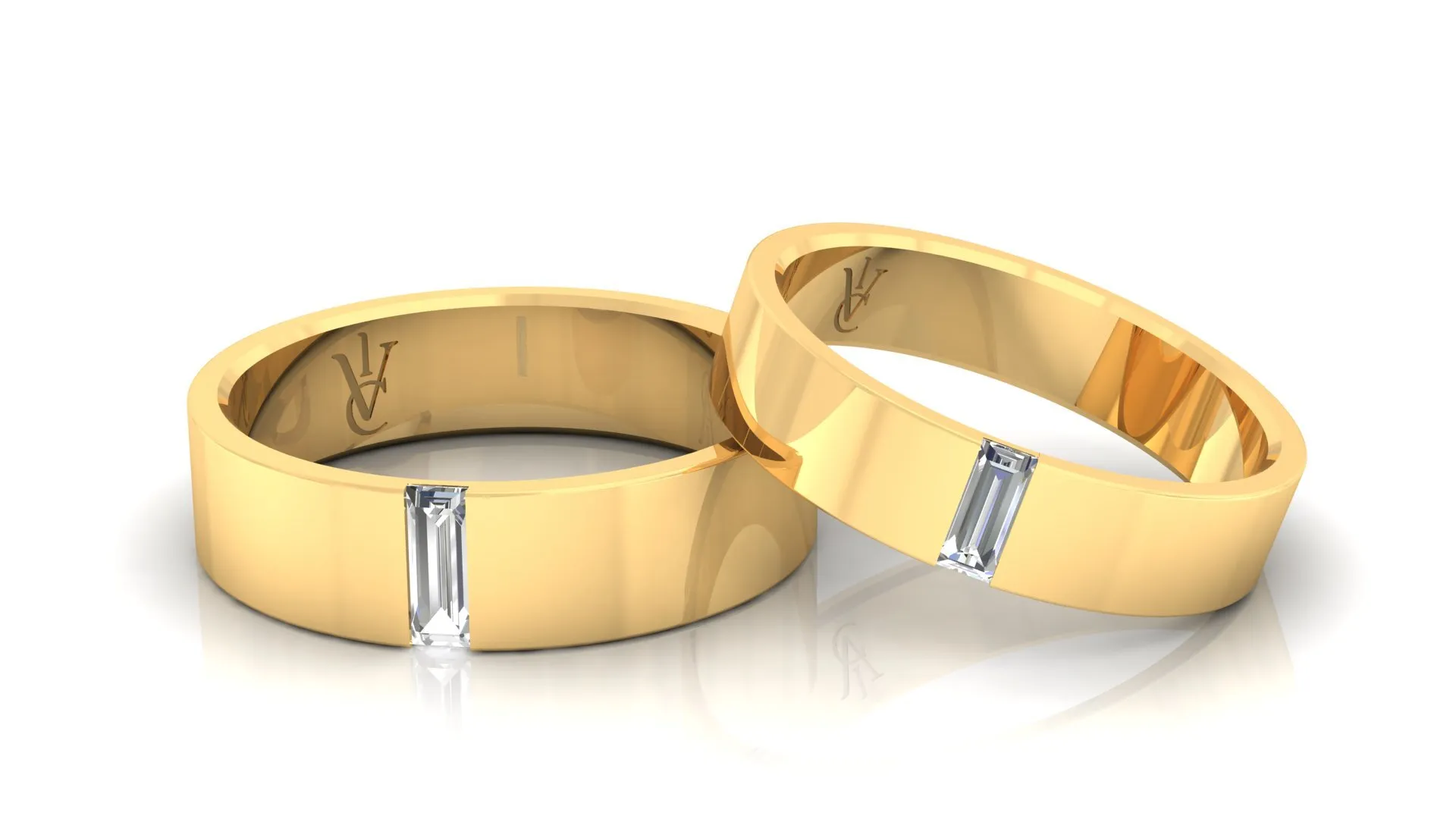 BAGUETTE CUT RING
