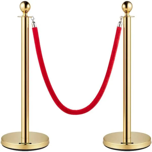 Gold Stanchions and Red Velvet Rope