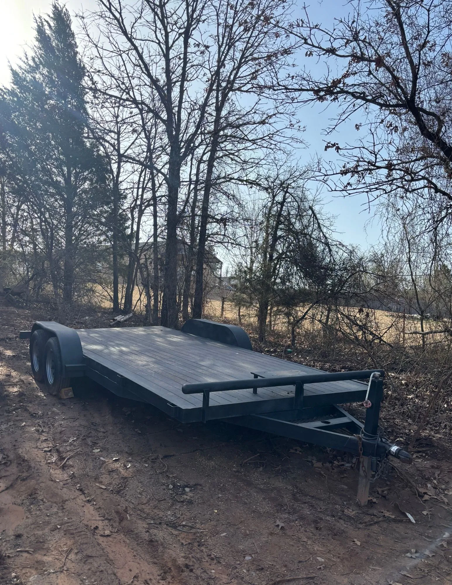 18ft Metal Deck Car Hauler