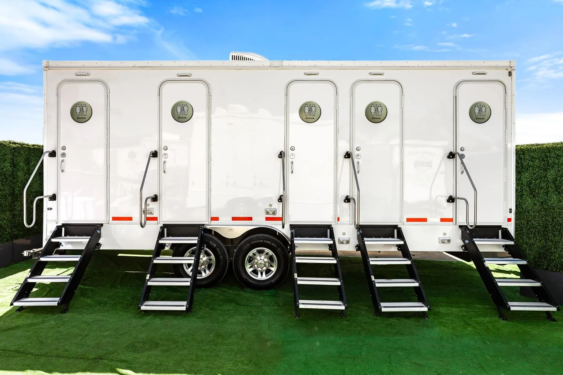 5 Station Restroom Trailer