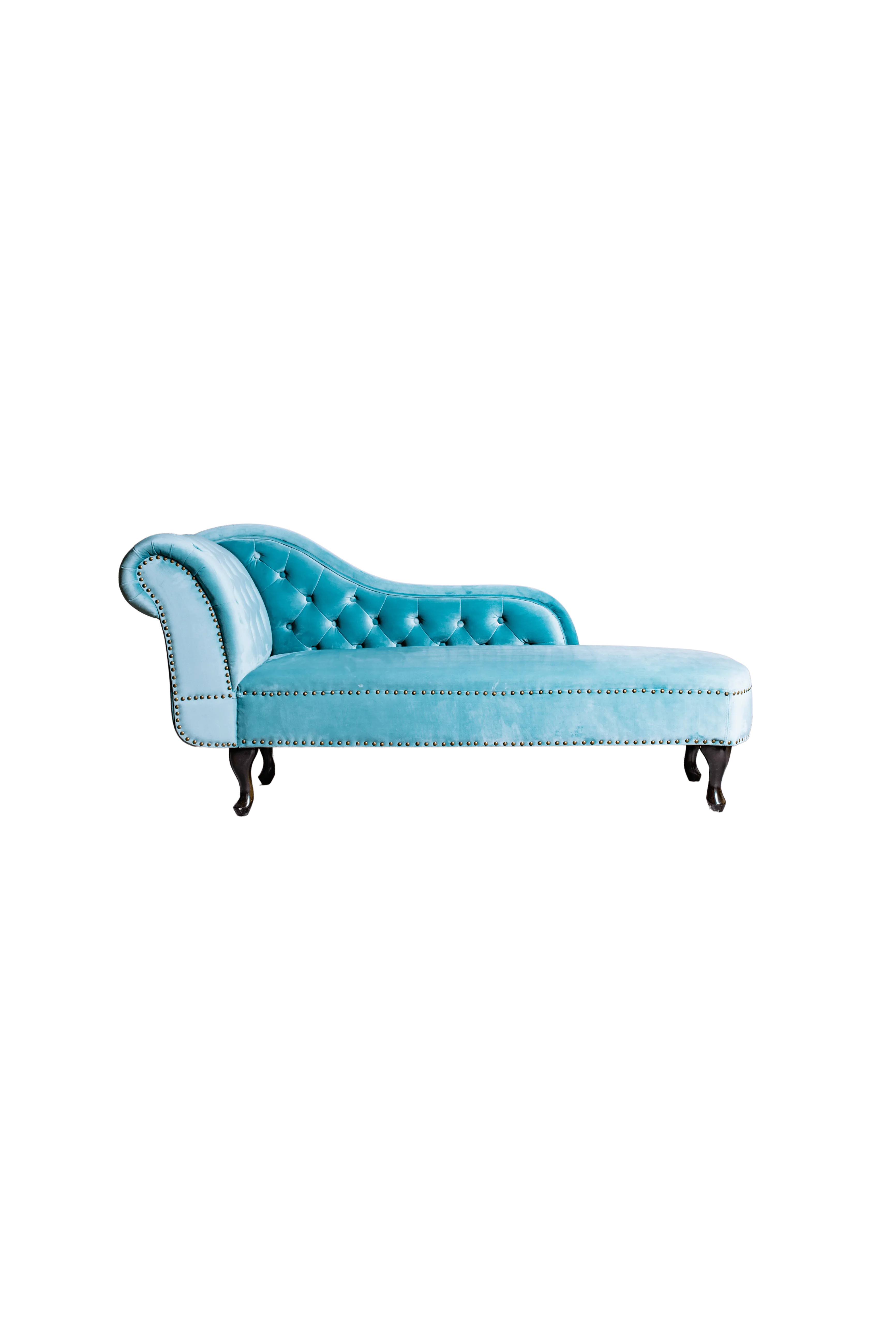 VAI DAL MEDICO - Dormeuse velluto dusty tiffany