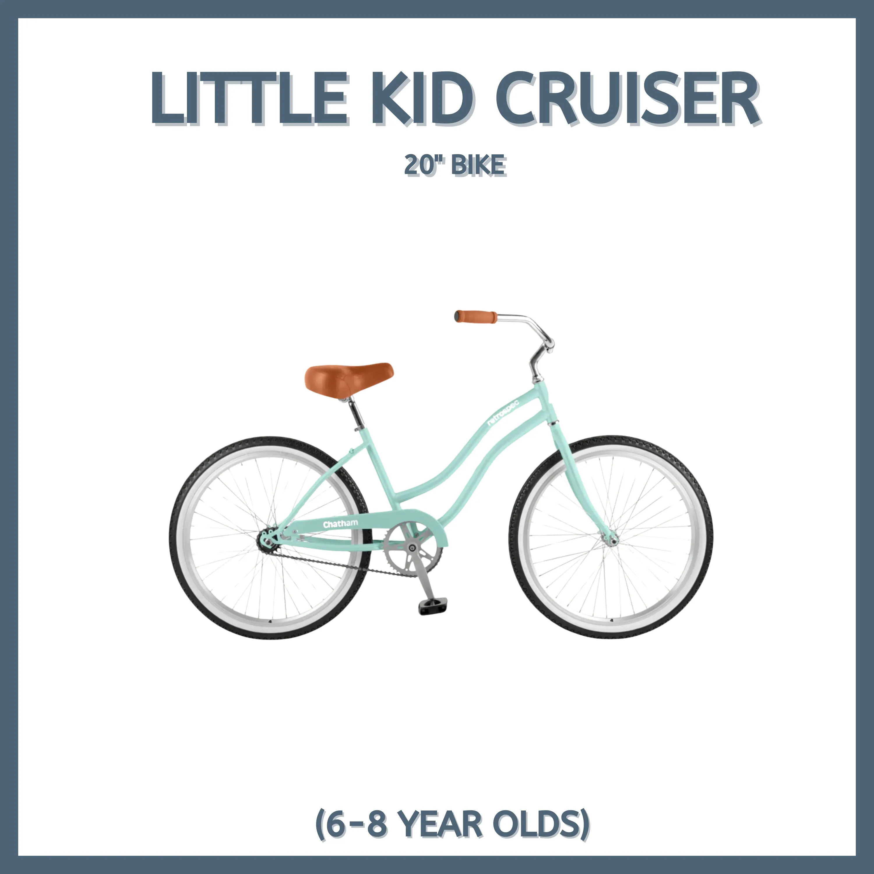Little Kid Cruiser 20" (6-8 year olds) - Single Speed