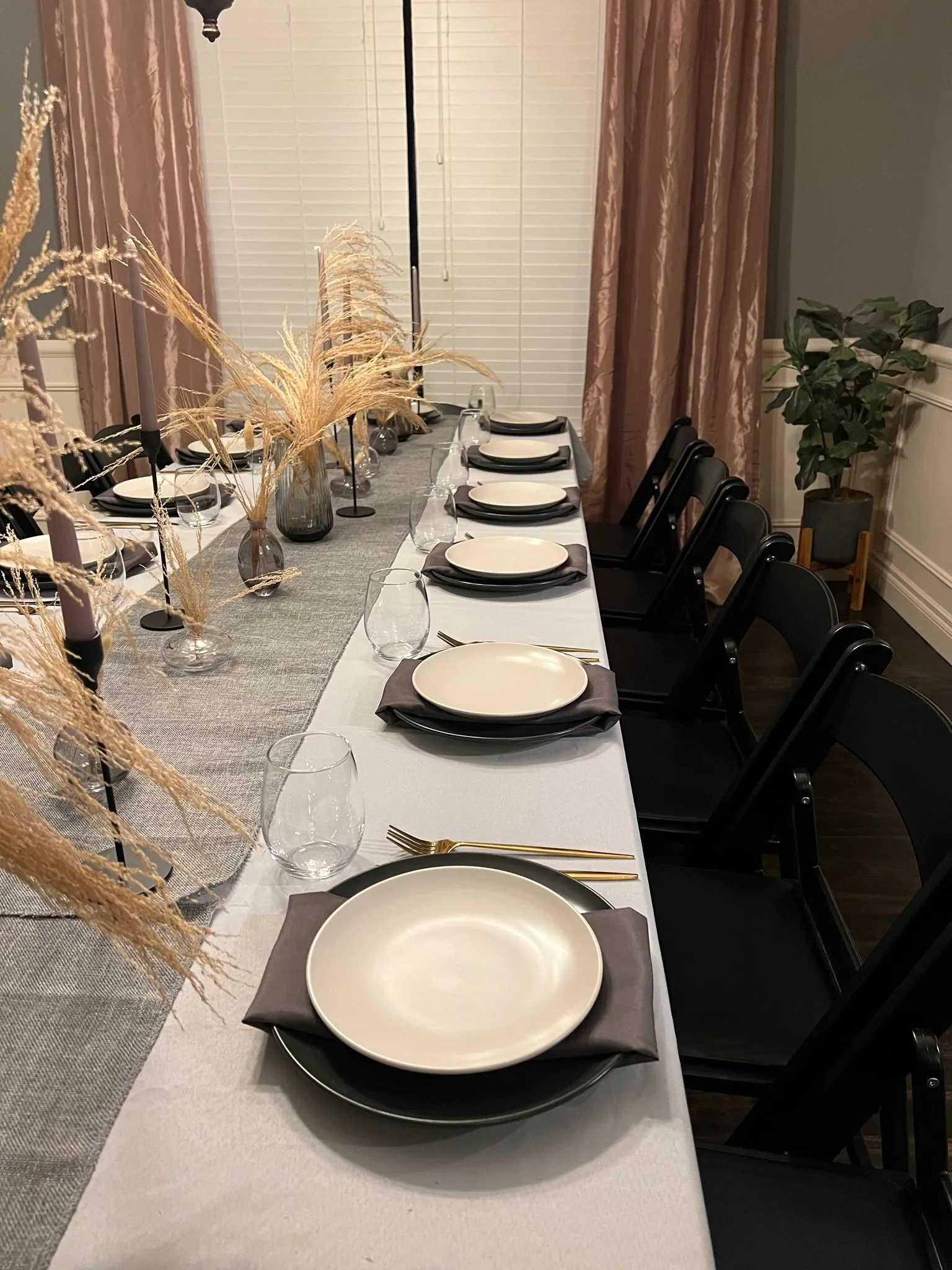 Burlap Table Runner