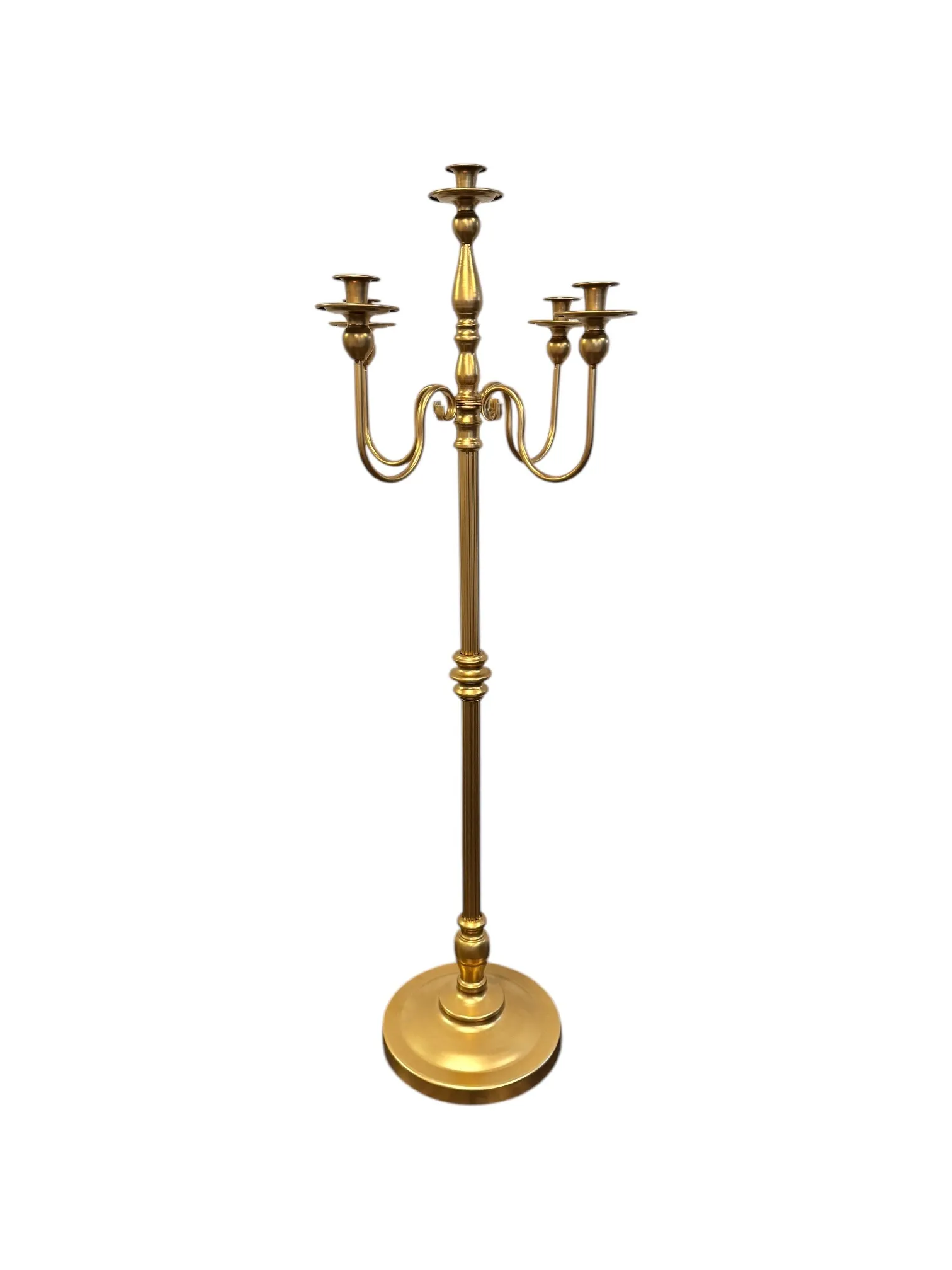 Gold 5 Arm Candelabra