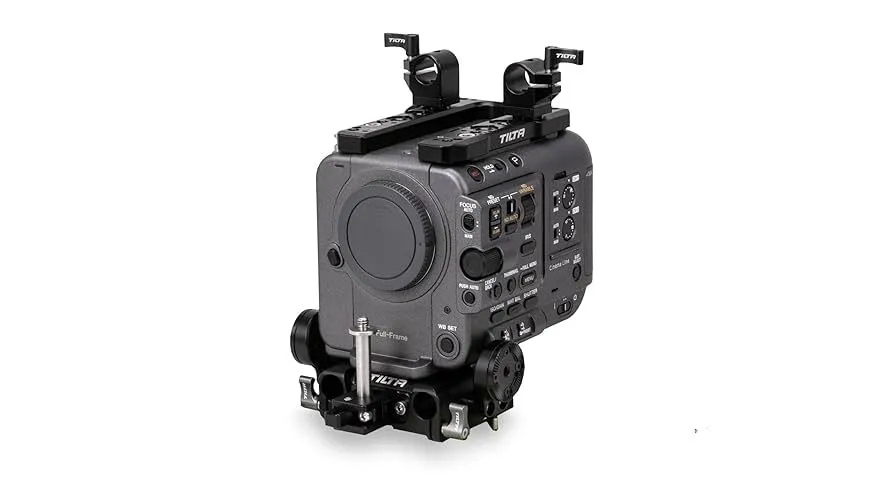 Tilta FX6 Cage w/15mm Rod V Mount Adapter