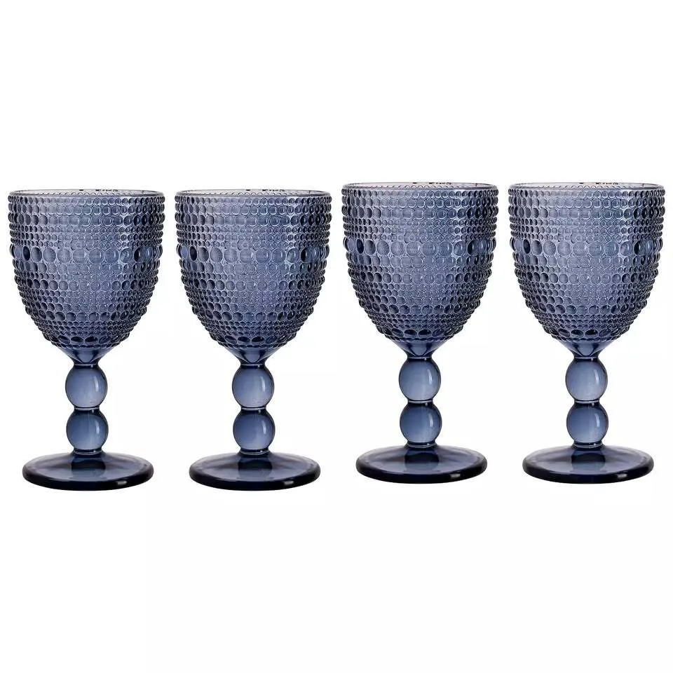 Royal Blue Water Goblet 