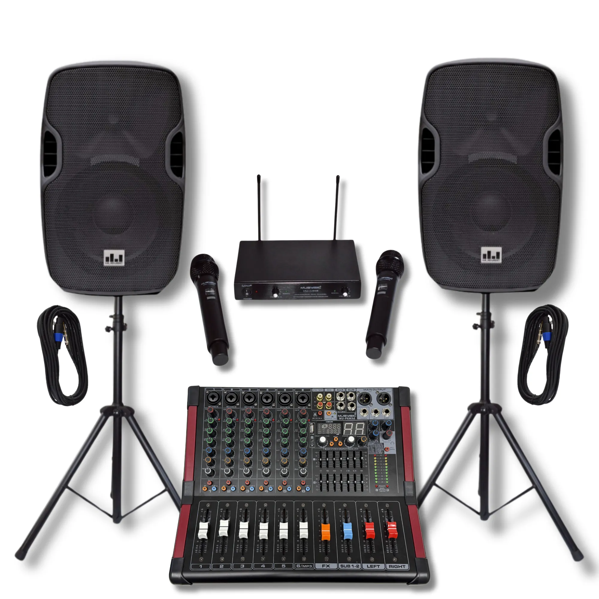 Wireless Sound System & mics 