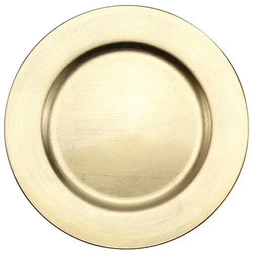 GOLD ACRYLIC CHARGER PLATE