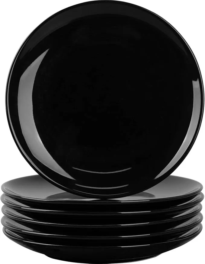 Black Salad/ Dessert Plate 7'' 