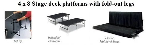4' X 8' Stage Deck