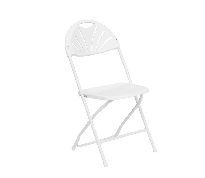 White Fanback Chair