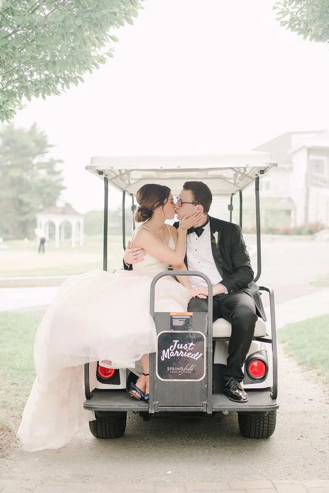 Golf cart Wedding Package Platinum PackNPlay Rentals