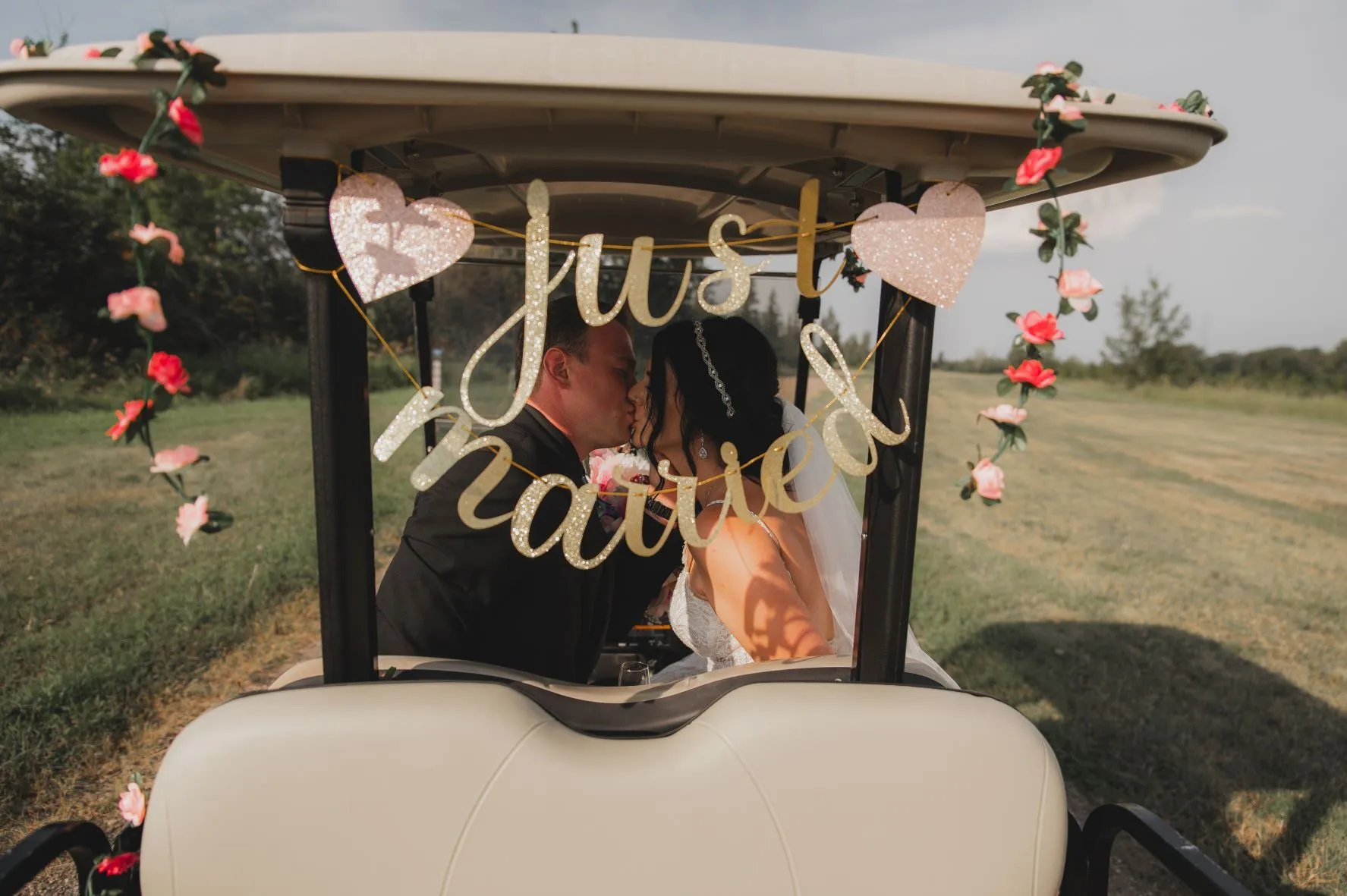 Golf Cart Wedding Package Gold PackNPlay Rentals