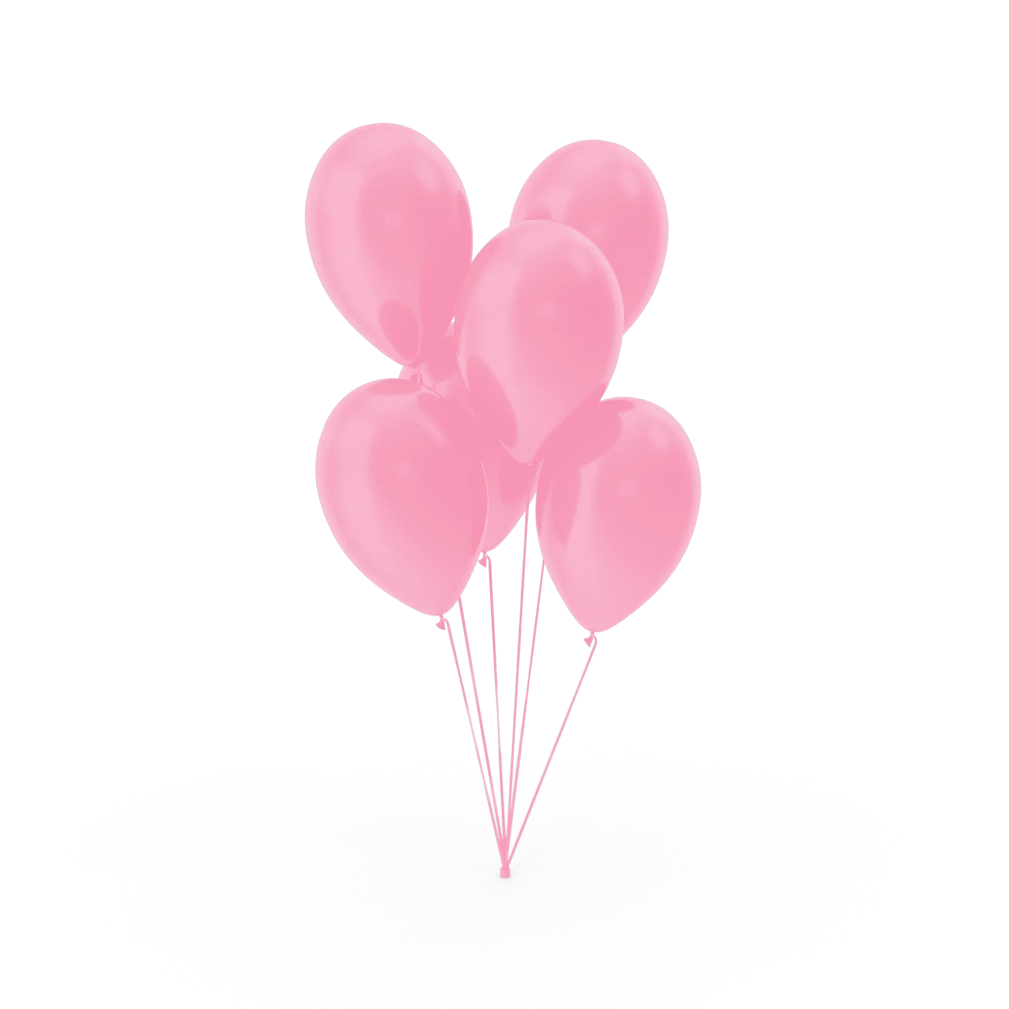 Ballons rosa Pastell