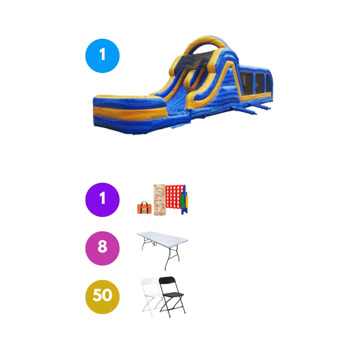 Obstacle Course Package (50 Guests)