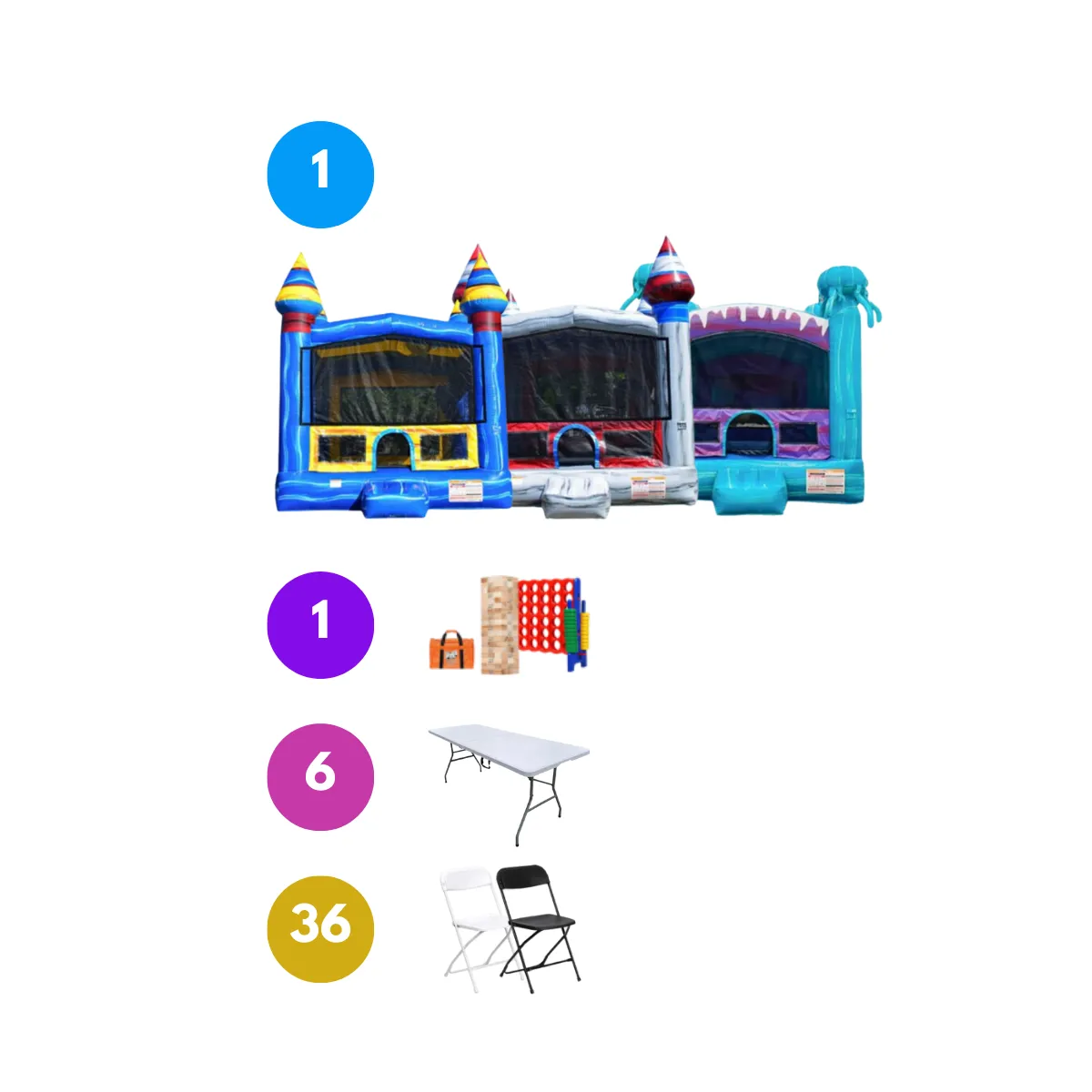 Bounce House Package (36 Guests)