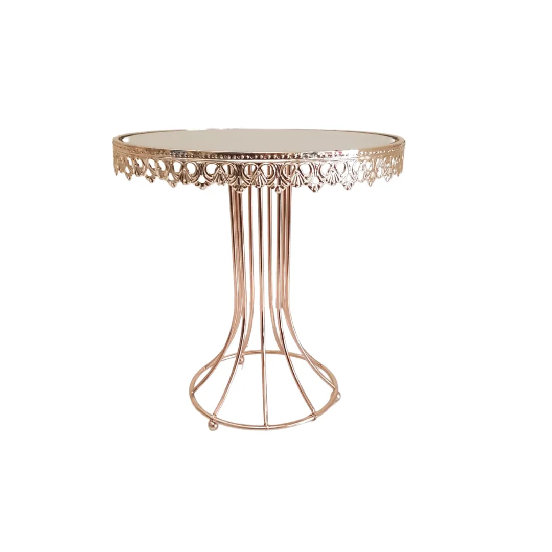 Gold cake stand W 33cm x H 40cm