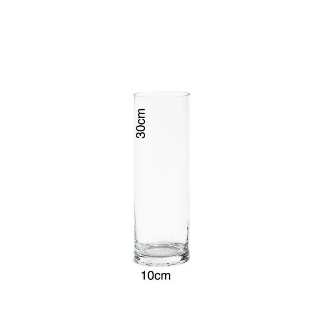 Cylinder vase 30cm x 10cm
