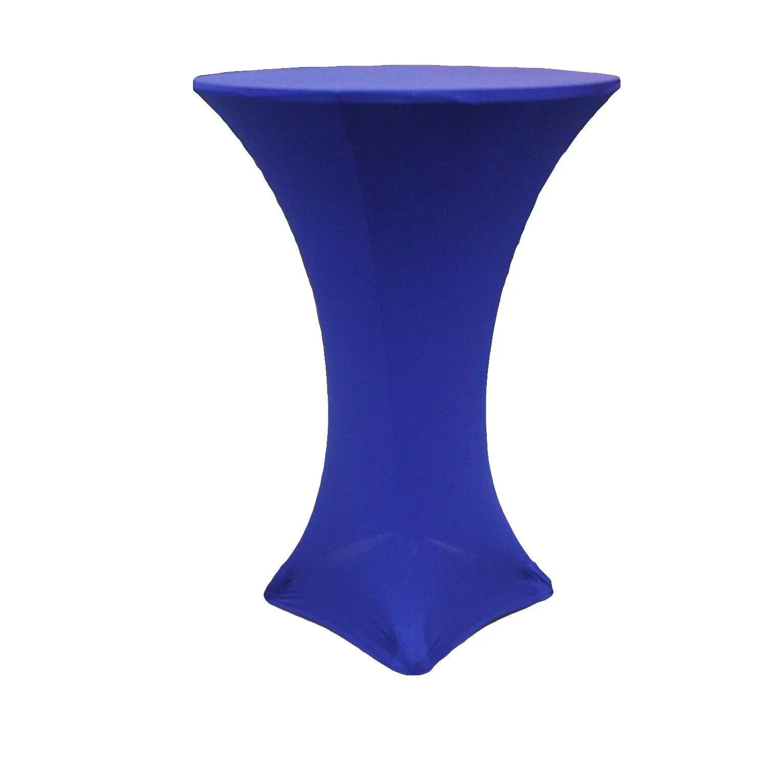 Royal blue cocktail table cloth