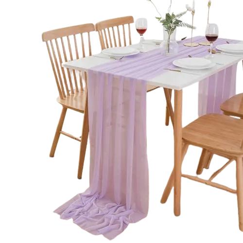 Lilac Tulle Runner