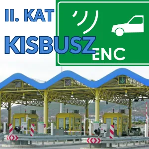 Útdíj II. KAT kisbusz, utánfutó – Biograd na Moru, Pakostane, Drage – 2025