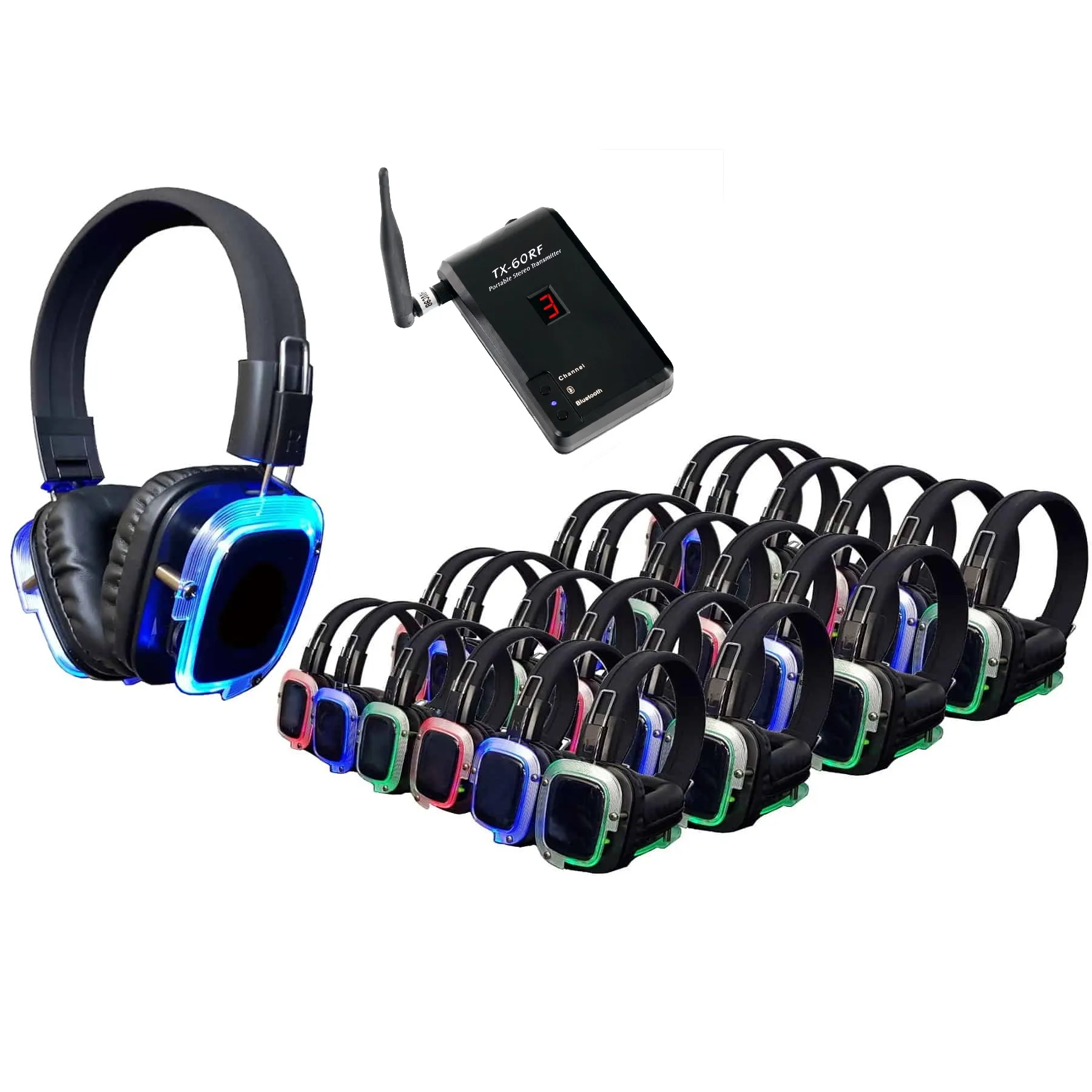 Silent disco set 25 personen huren