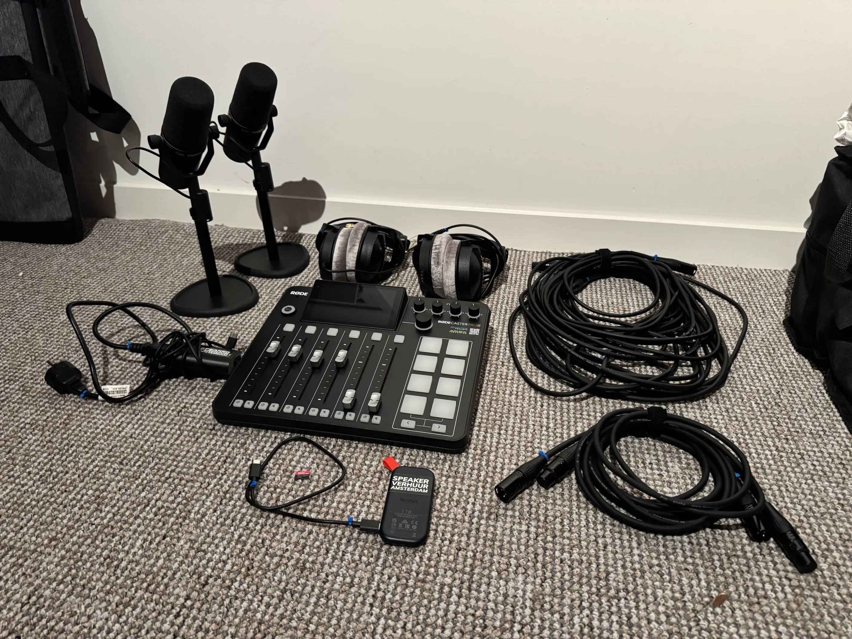 Complete 2 persoons Podcast set huren