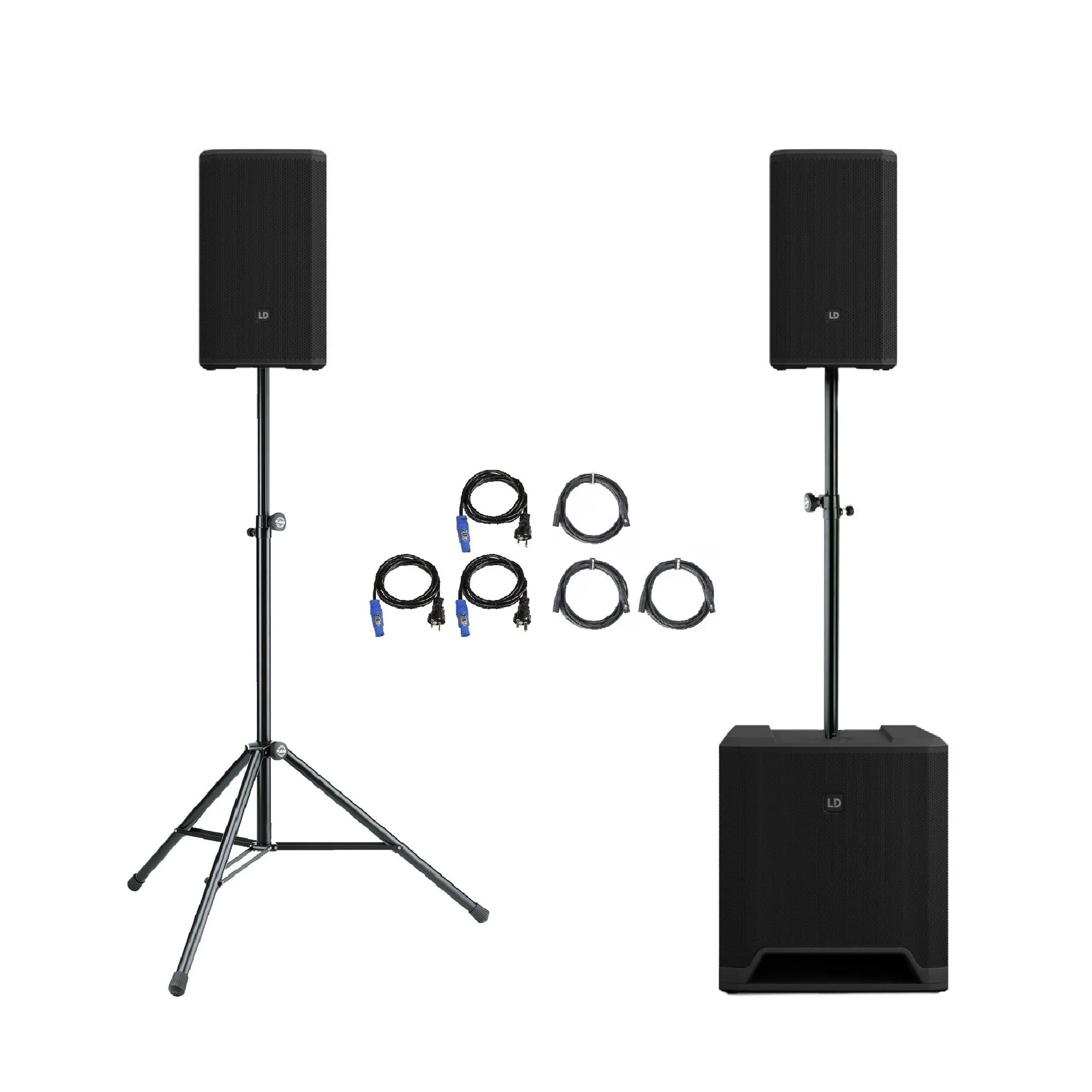 Beamer/TV speakerset 75 personen huren