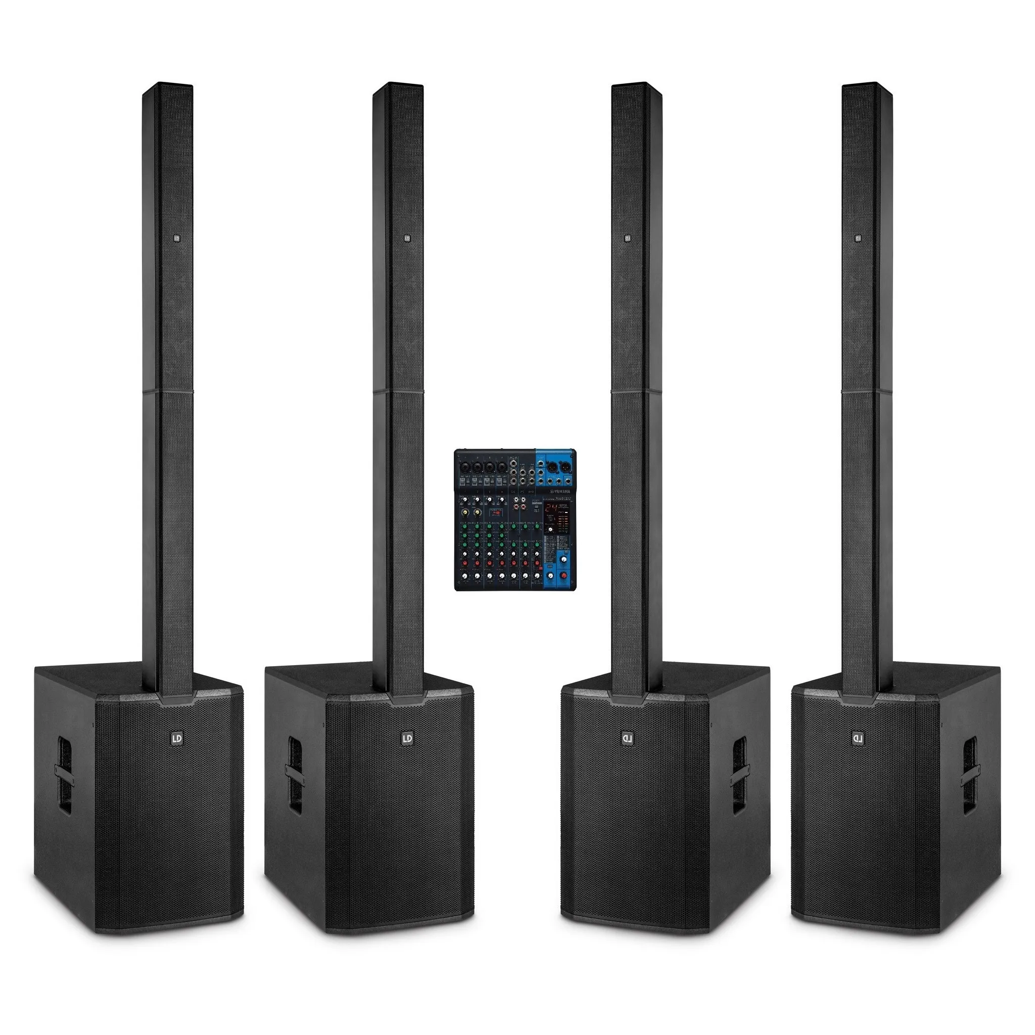 Beamer/TV speakerset 400 personen huren