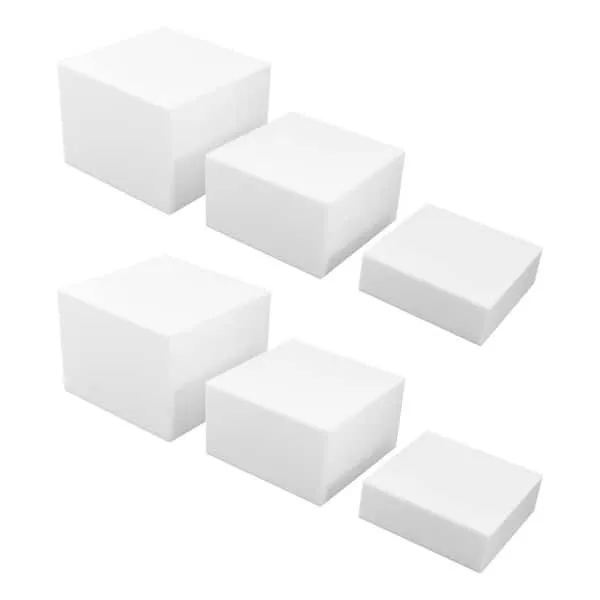Modern rectangle display stands