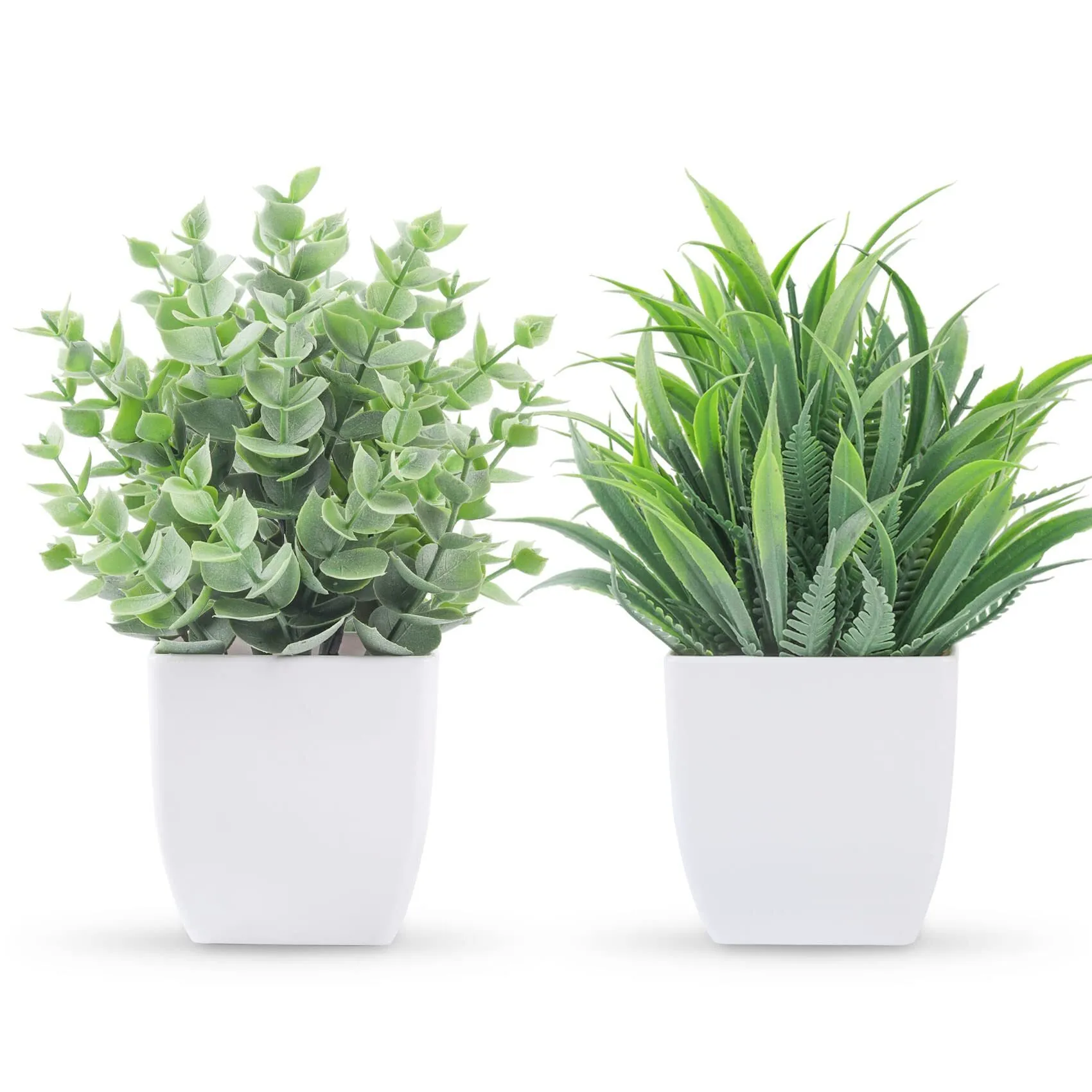 Faux plants small (fake potted plant)