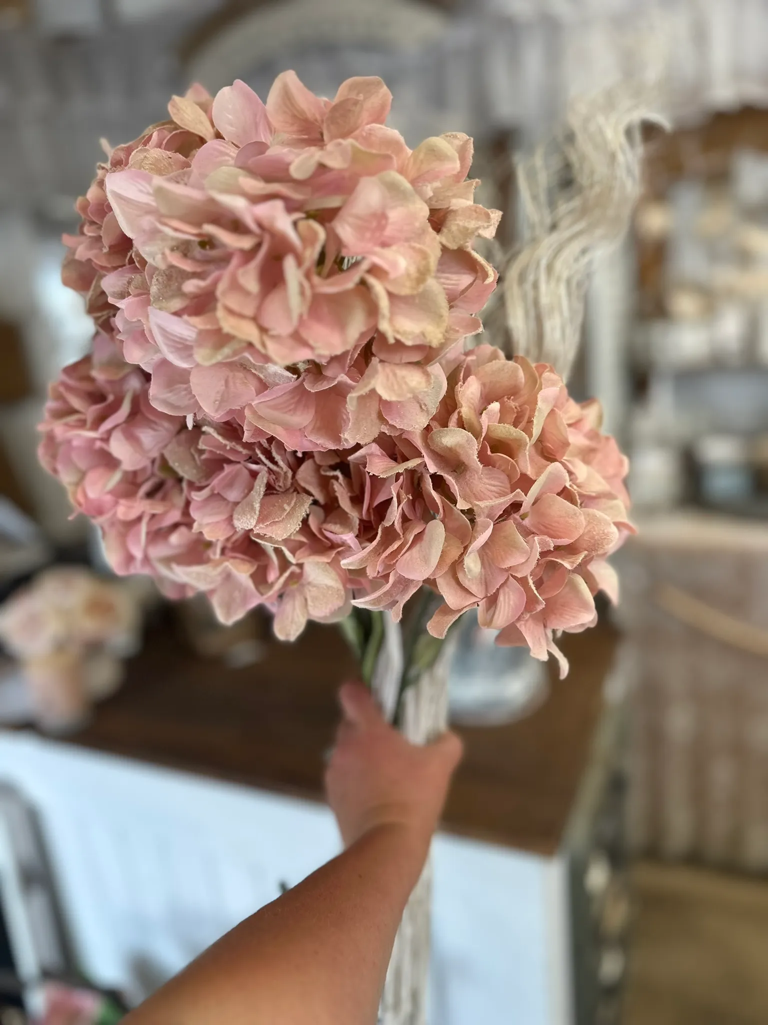 XL Pink Faux Floral