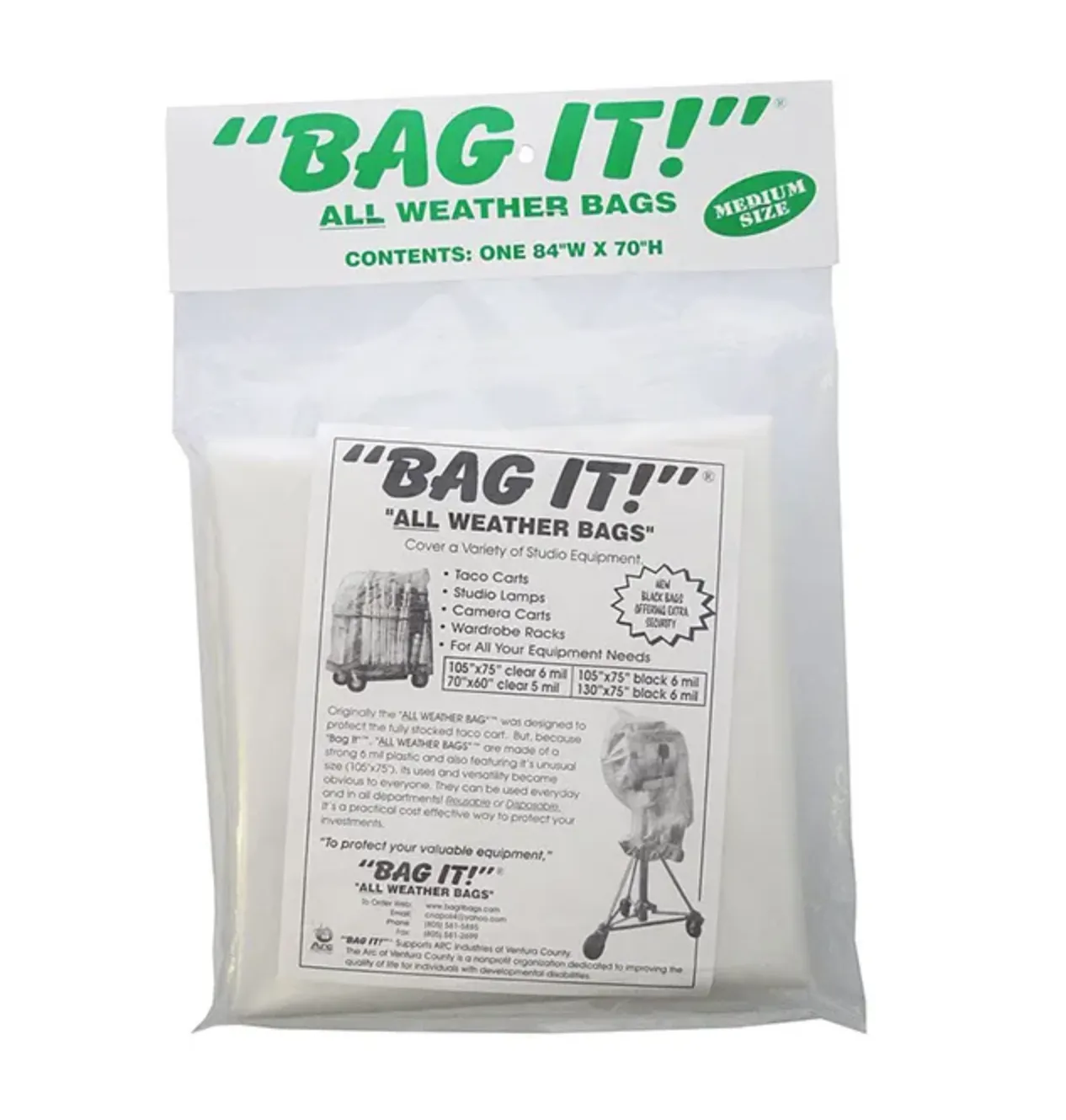 Bag it! CAMERA COVER MEDIUM - 84"w X 70"h