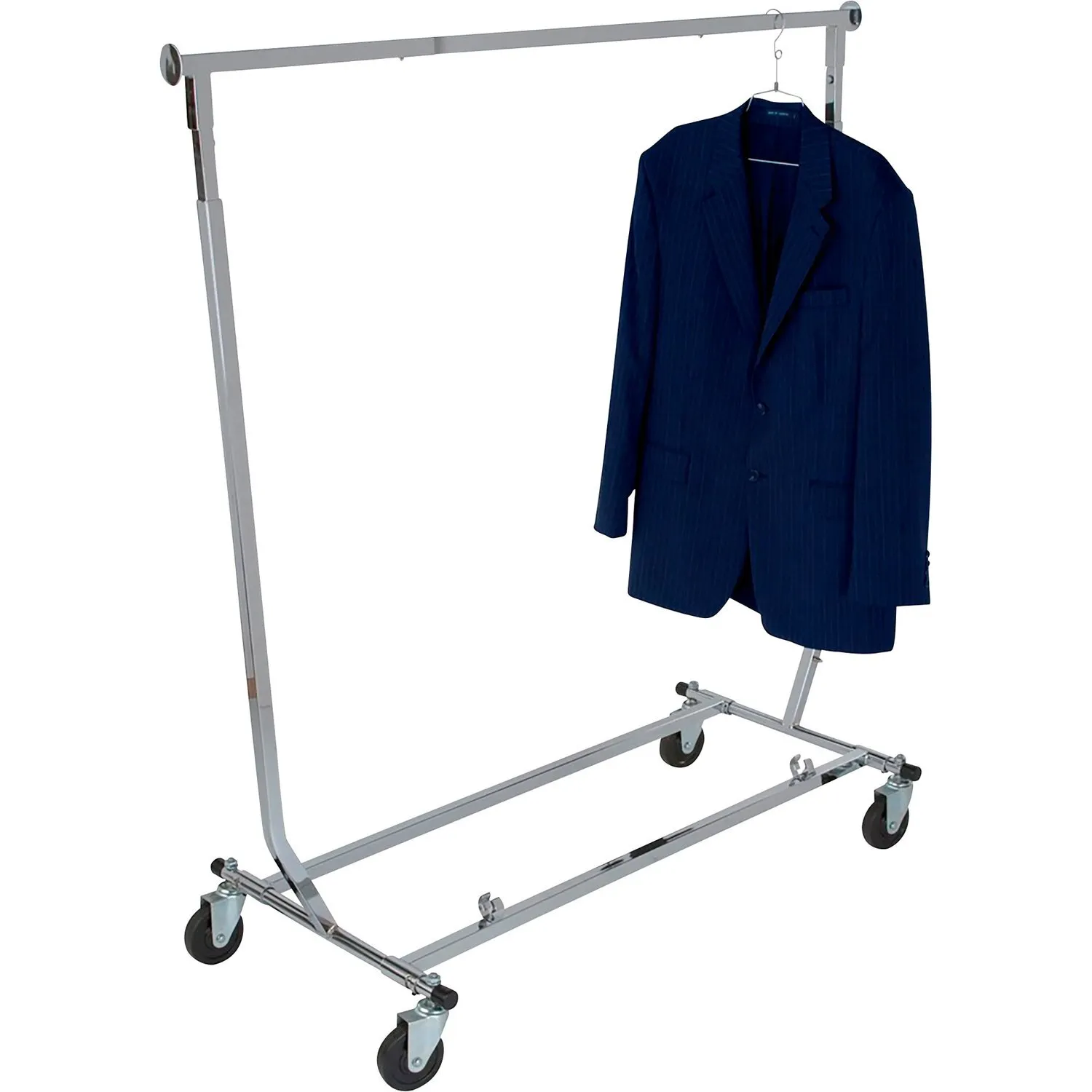 Collapsible Rolling Garment Rack