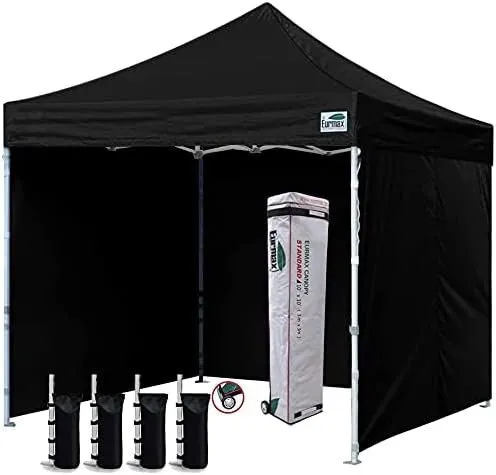 10' x 10' Eurmax Pop Up Tent w/ Sides