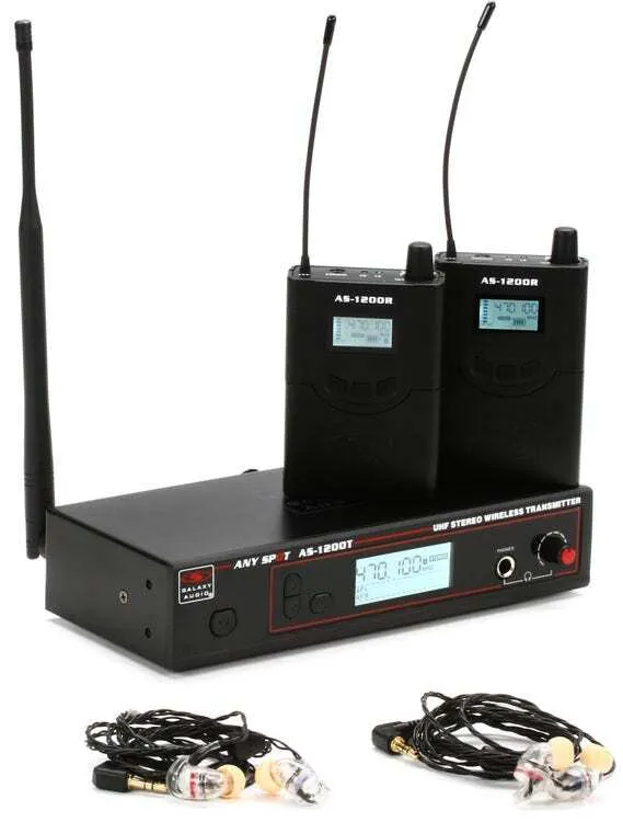 Galaxy Audio AS-1206-2P4 Wireless In-Ear Monitor System – P4 Band