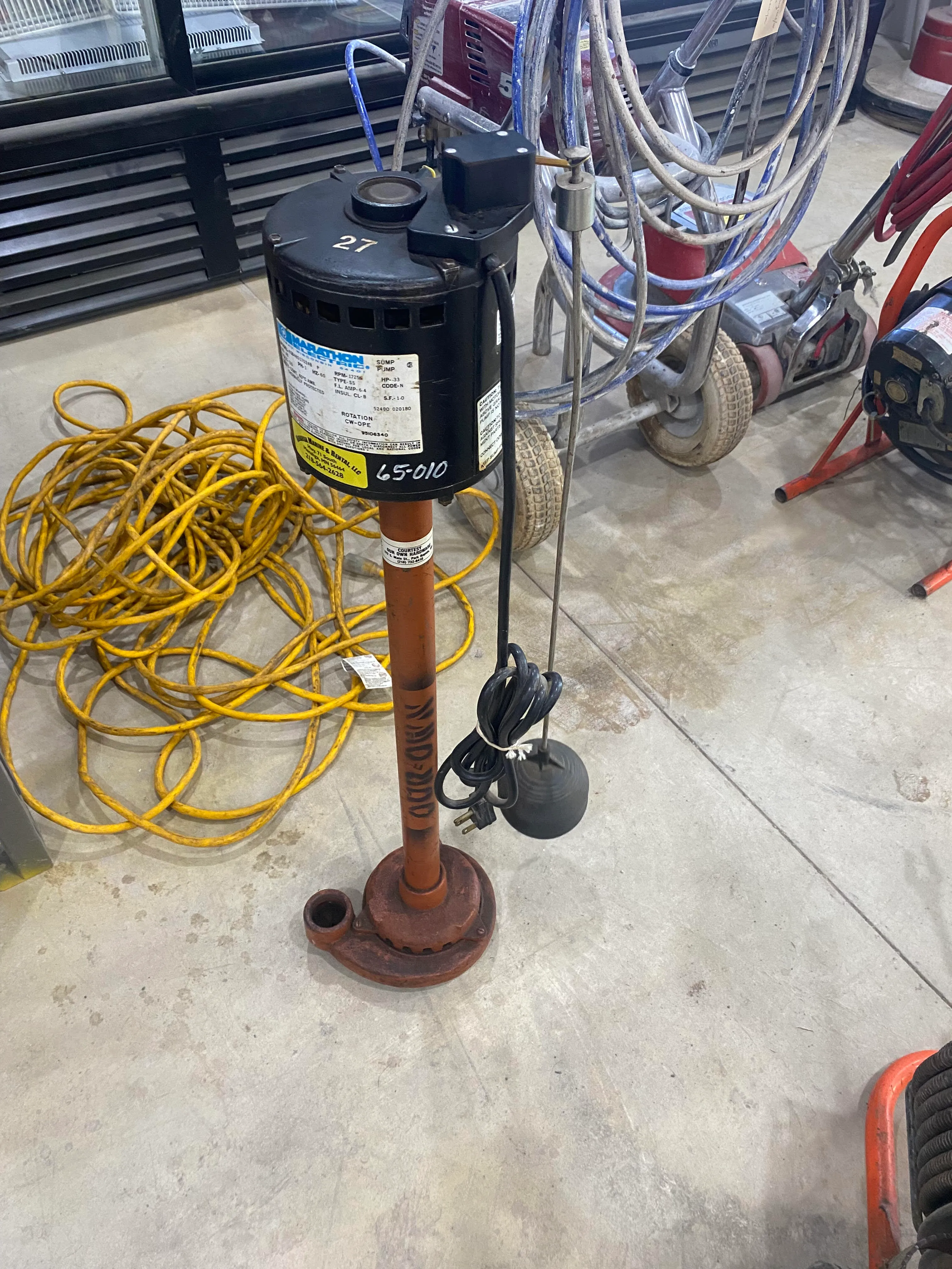 Standup Sump Pump 65-010