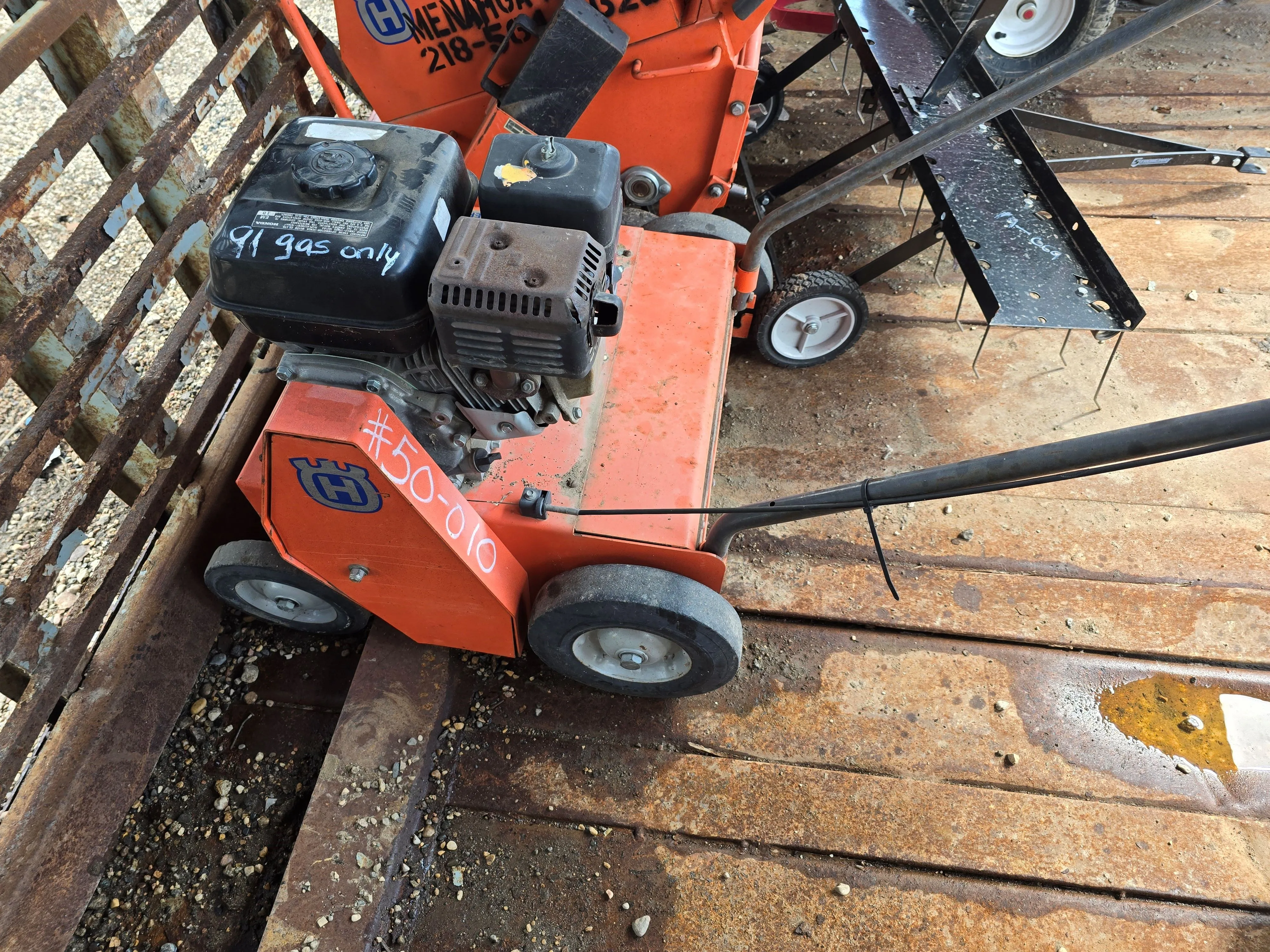 DT18 walk-behind aerator huskavarna 50-010