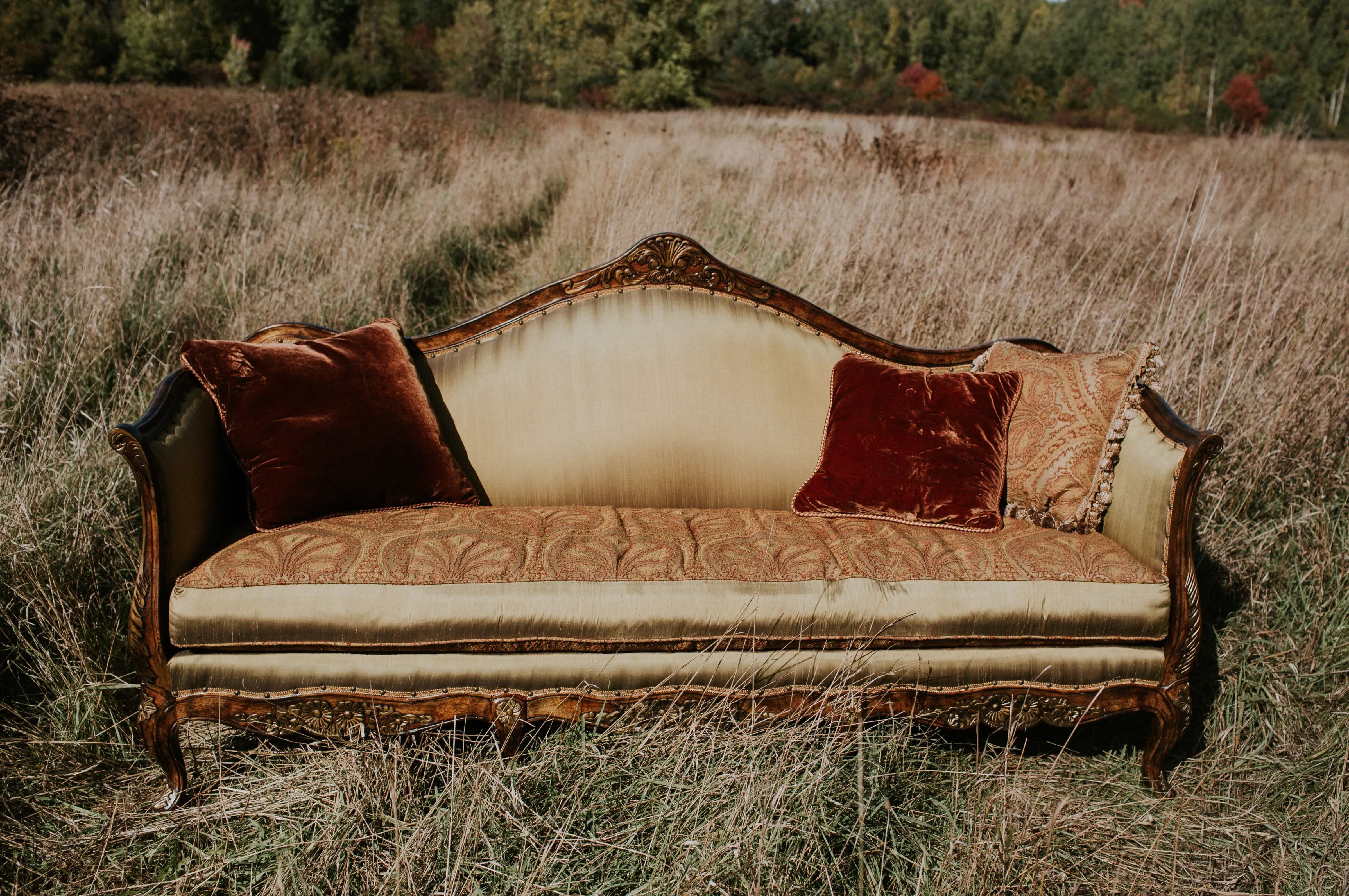 Regency Olive Sofa