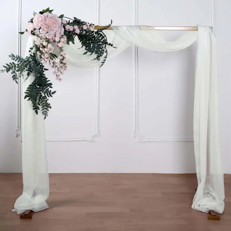 Ivory Draping Scarf