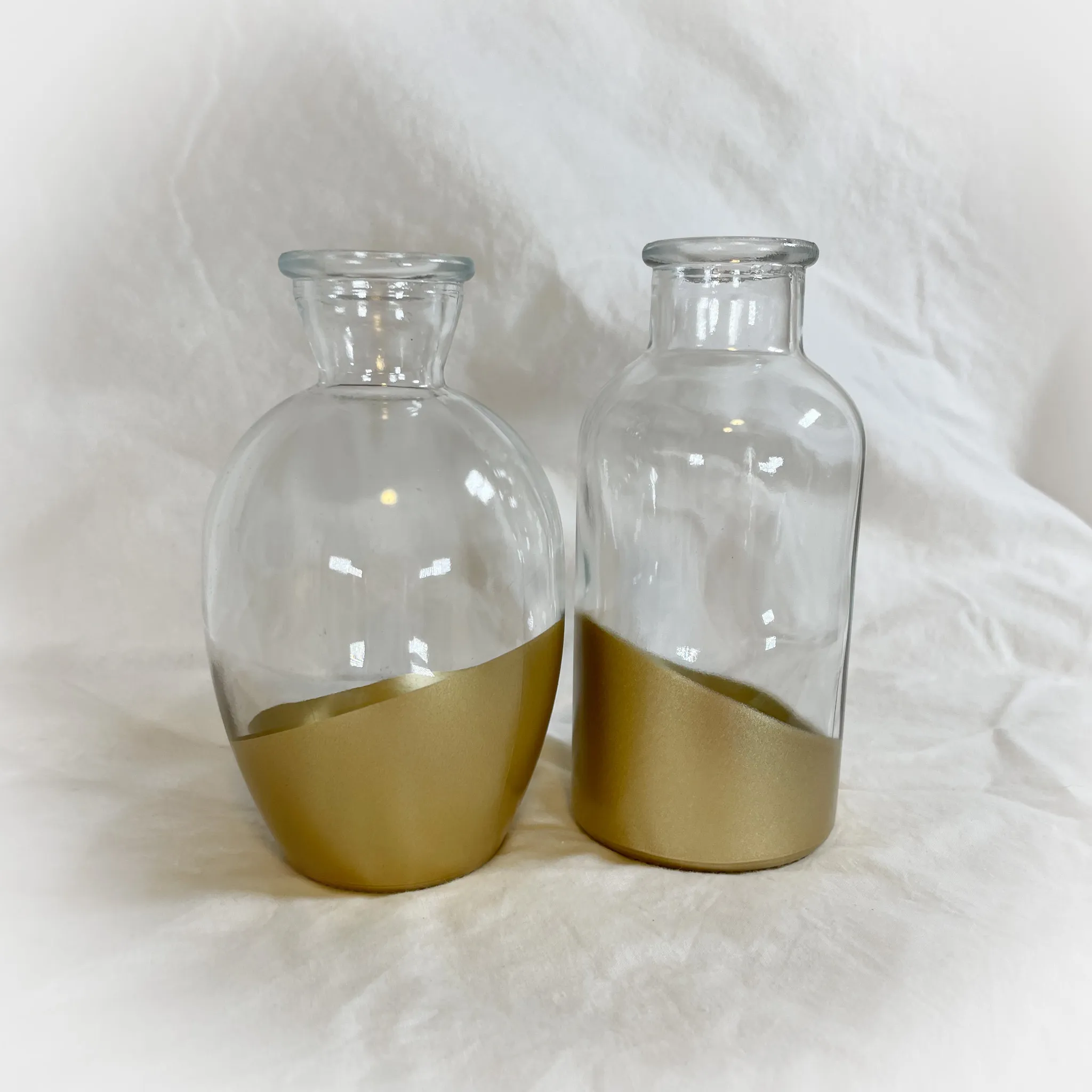 Small Gold and Glass Vessels