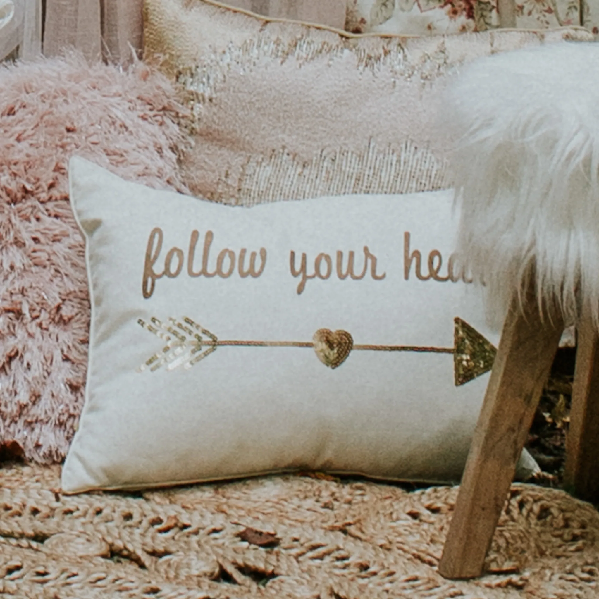 Follow Your Heart Pillow
