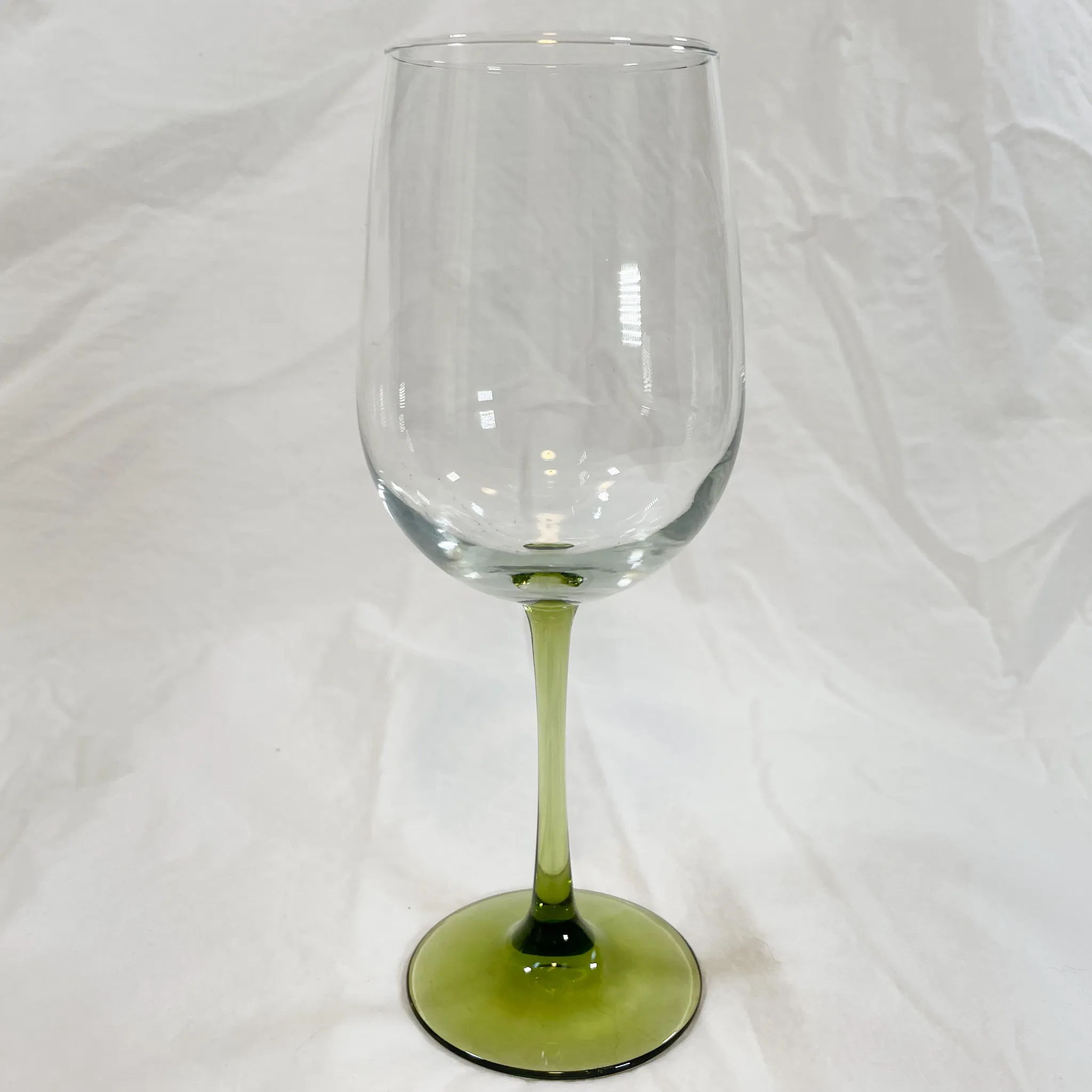 Long Green Stem Glassware, Libby Collection